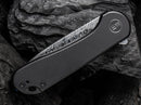 WE Knife Elementum Damascus Titanium Black