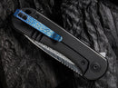 WE Knife Elementum Damascus Titanium Black