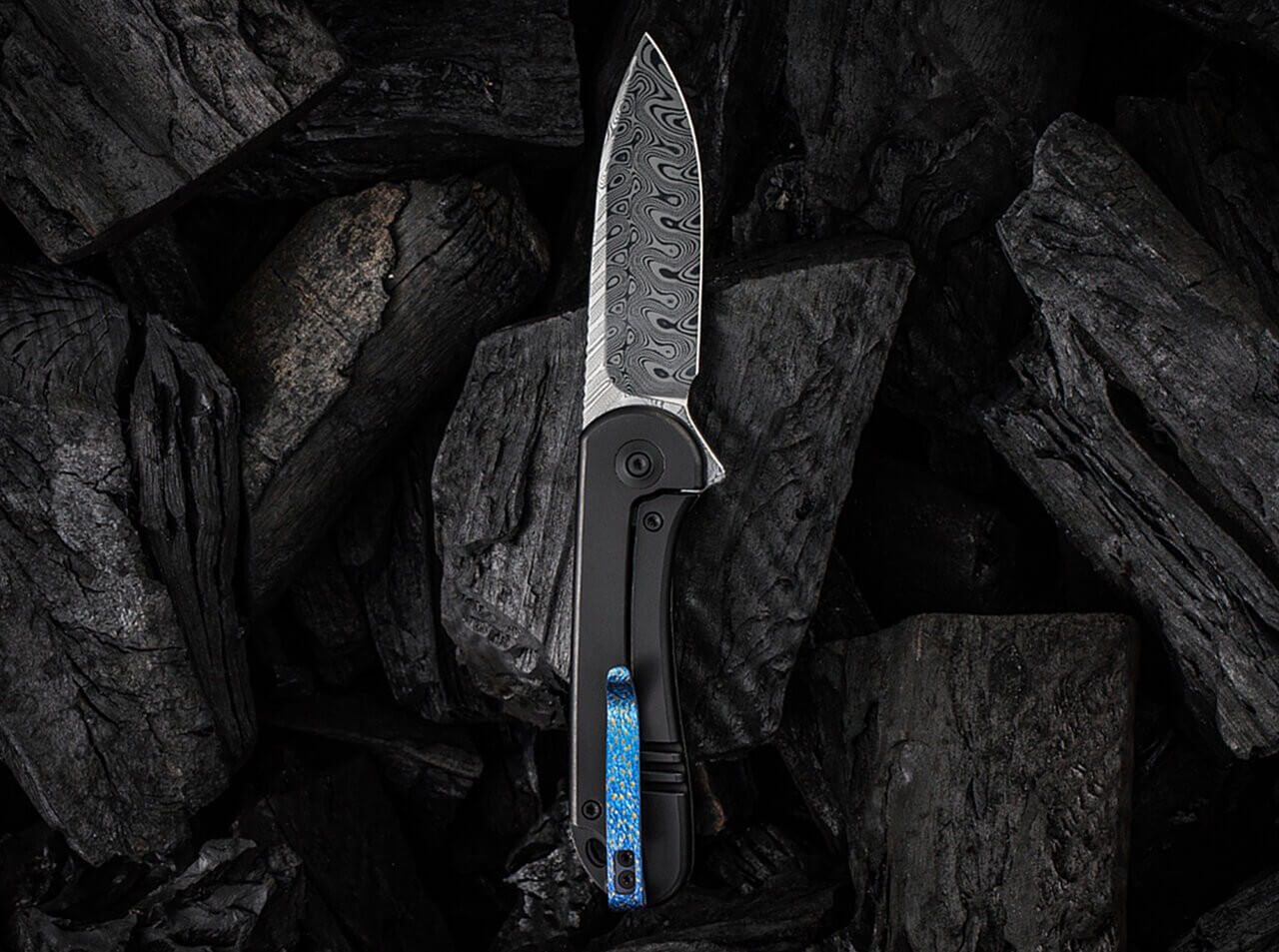 Elementum Damascus Titanium Black