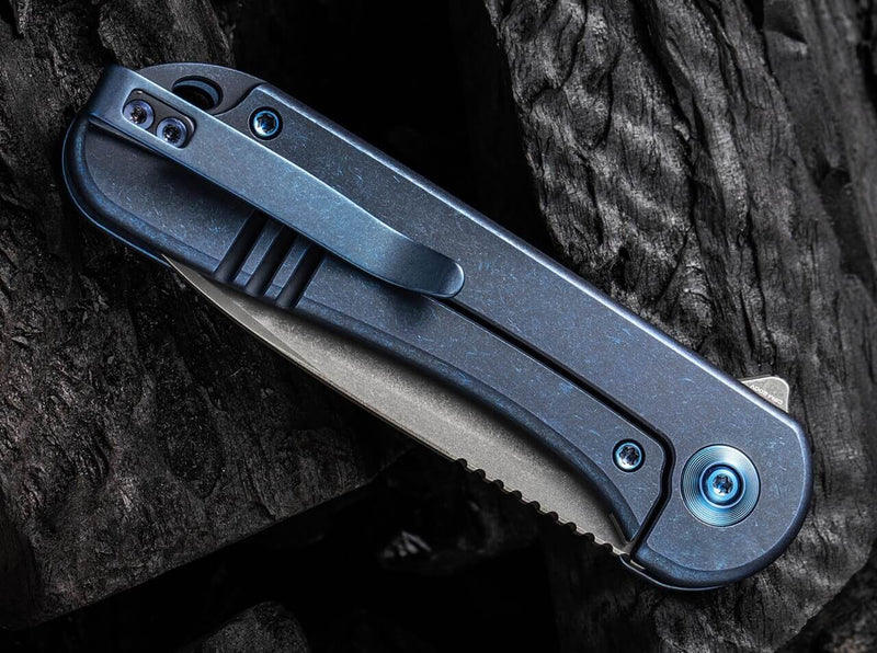 WE Knife Elementum Titanium Blue