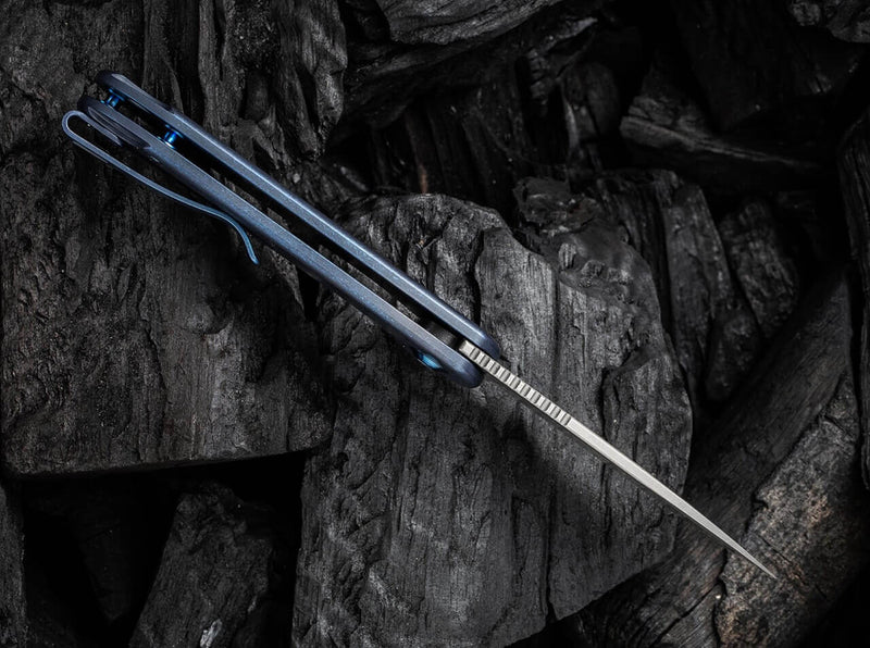 WE Knife Elementum Titanium Blue