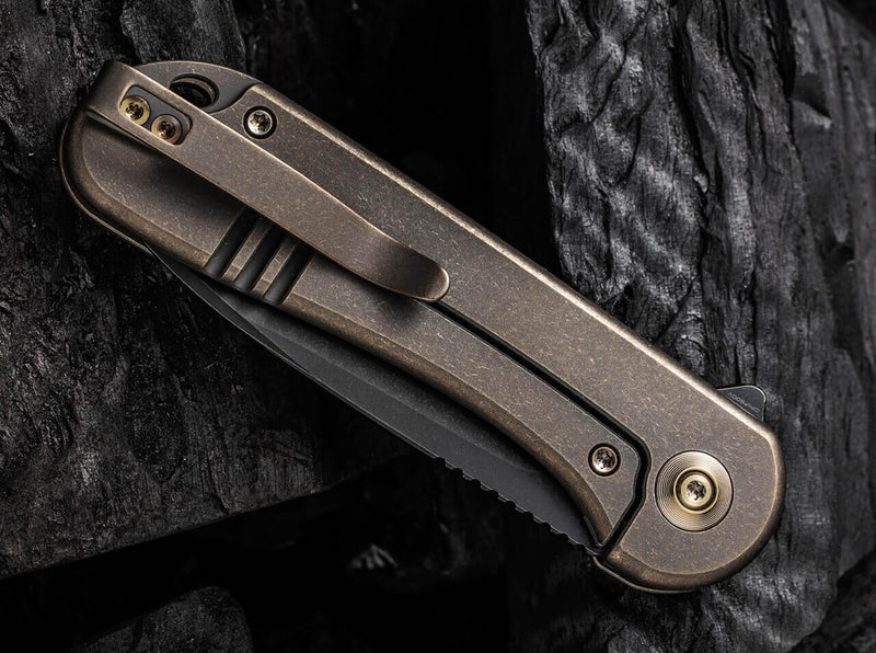 WE Knife Elementum Titanium Bronze