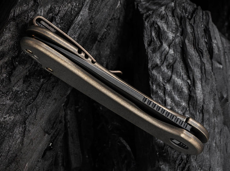WE Knife Elementum Titanium Bronze