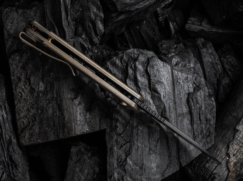 WE Knife Elementum Titanium Bronze