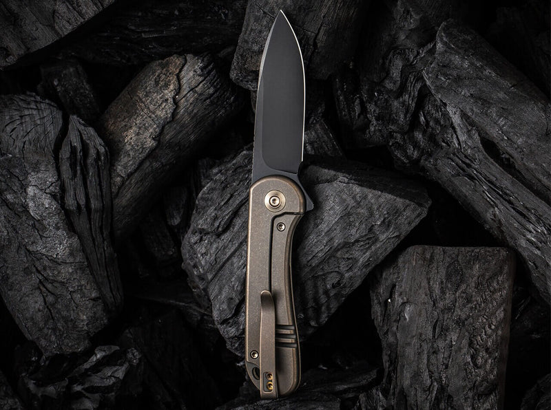 WE Knife Elementum Titanium Bronze