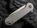WE Knife Elementum Titanium Silver
