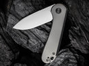 WE Knife Elementum Titanium Silver