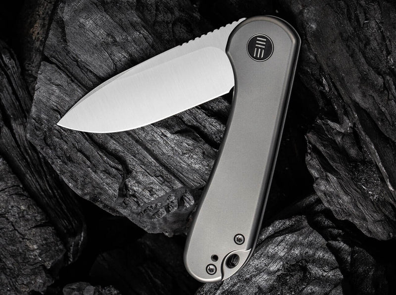 WE Knife Elementum Titanium Silver