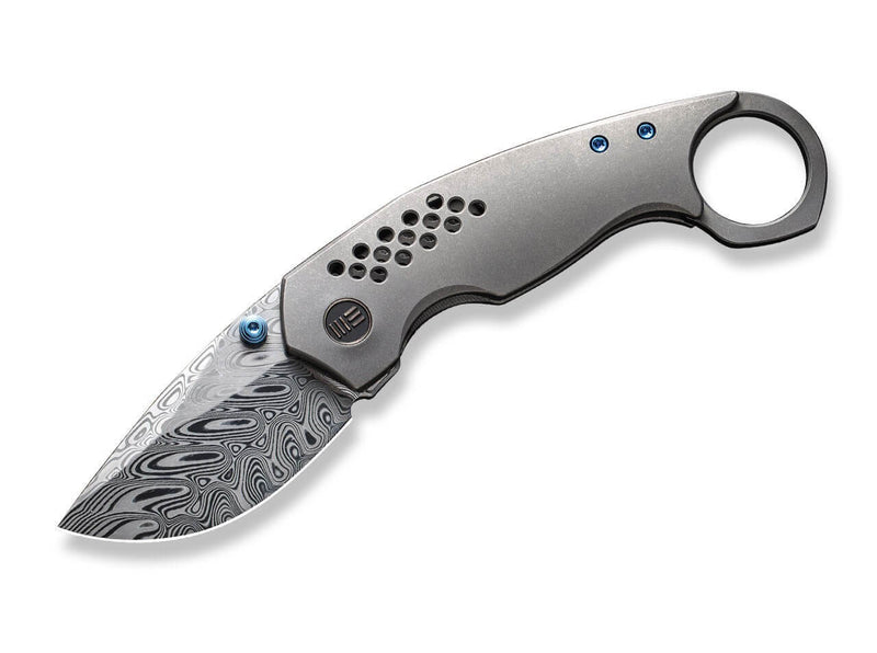 WE Knife Envisage Titanium Grey Damascus