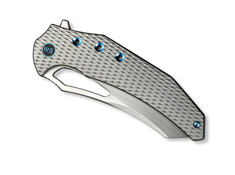 WE Knife Epaulette M390 Diamond Patterned Ti