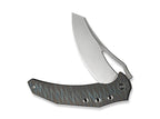 Epaulette M390 Diamond Patterned Tiger Stripe Flamed Ti