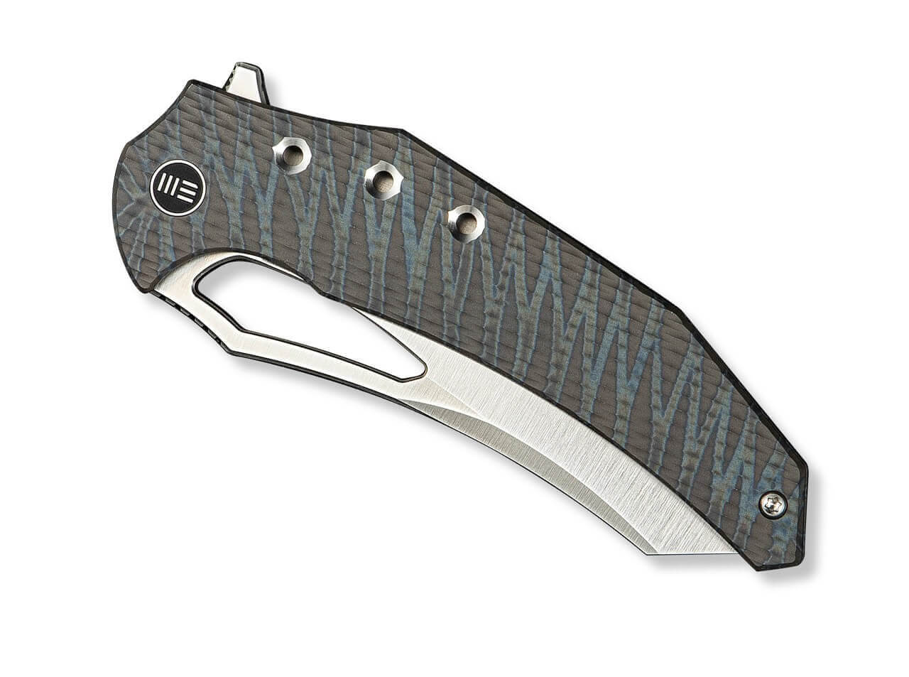 Epaulette M390 Diamond Patterned Tiger Stripe Flamed Ti