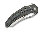 Epaulette M390 Diamond Patterned Tiger Stripe Flamed Ti