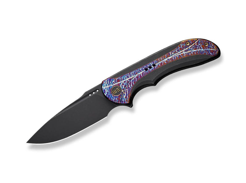 WE Knife Equivik Titanium Black & Flamed