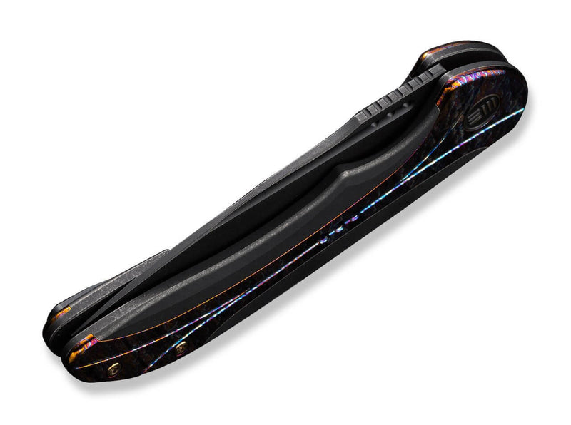 WE Knife Equivik Titanium Black & Flamed