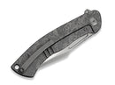 WE Knife Essential Knight M390 Gray Ti Etched Pattern