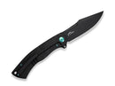WE Knife Essential Knight M390 Ti Etched Pattern All Black