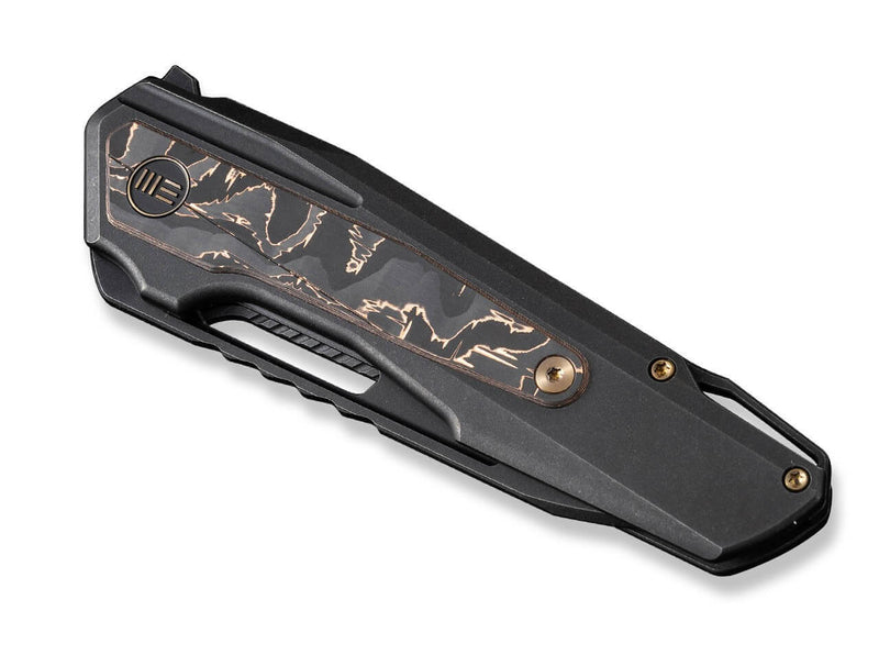 WE Knife Falcaria Titanium Black Copper Foil CF