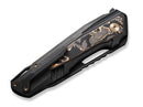 WE Knife Falcaria Titanium Black Copper Foil CF