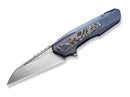 WE Knife Falcaria Titanium Blue Aluminum Foil CF