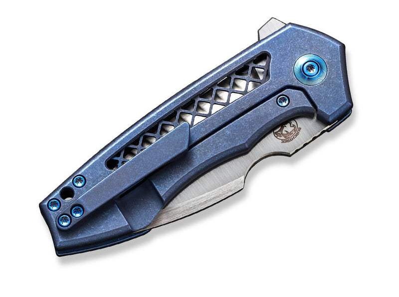 WE Knife Harpen Titanium Blue