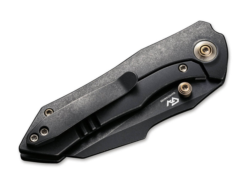 WE Knife High-Fin Titanium Black