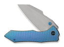 WE Knife High-Fin XL 20CV Titanium Blue & Purple
