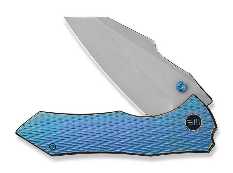 WE Knife High-Fin XL 20CV Titanium Blue & Purple