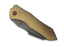 WE Knife High-Fin XL 20CV Titanium Gold