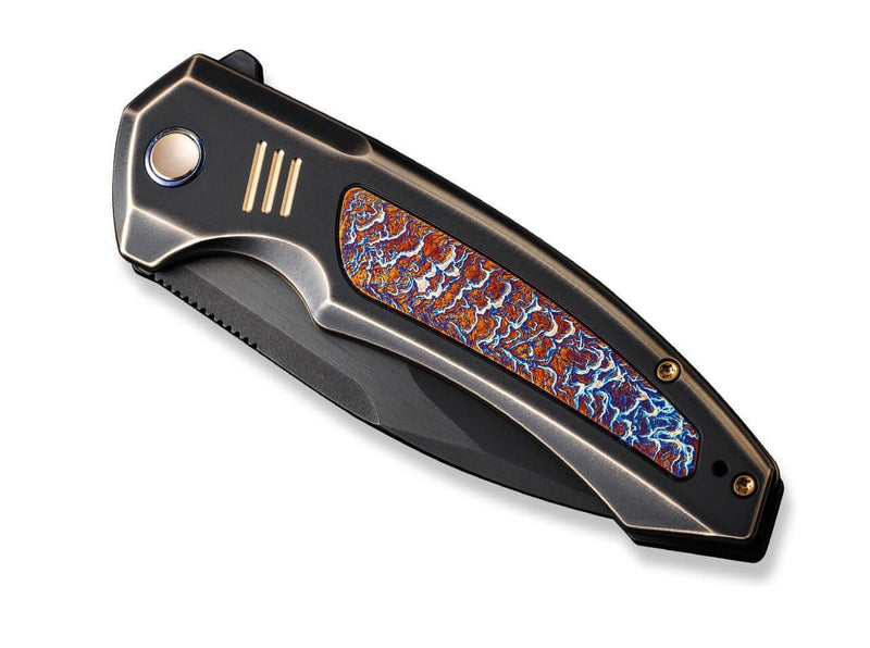 WE Knife Hyperactive Vanax Titanium Bronze & Black Flamed