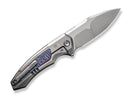 WE Knife Hyperactive Vanax Titanium Polished Flamed
