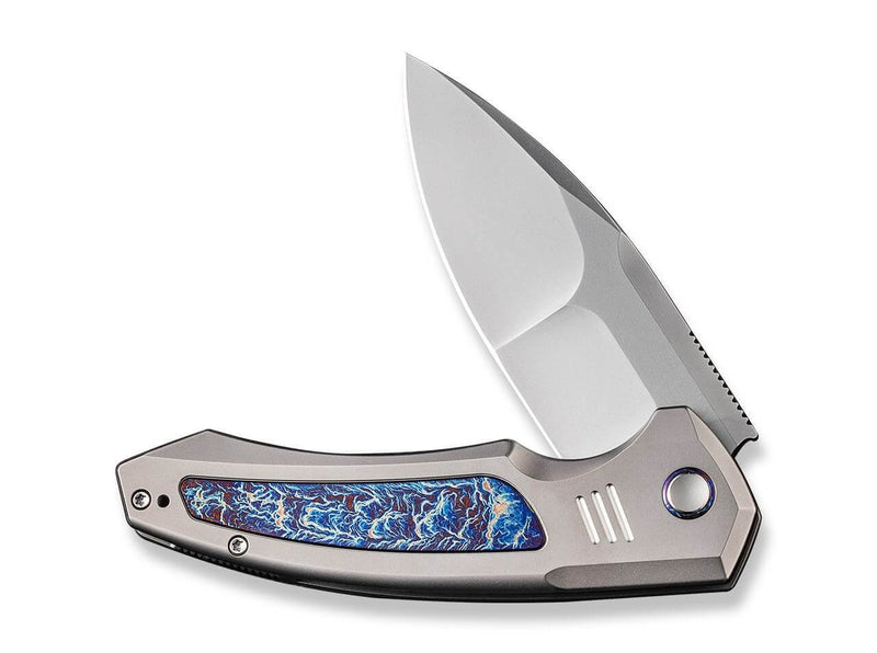 WE Knife Hyperactive Vanax Titanium Polished Flamed