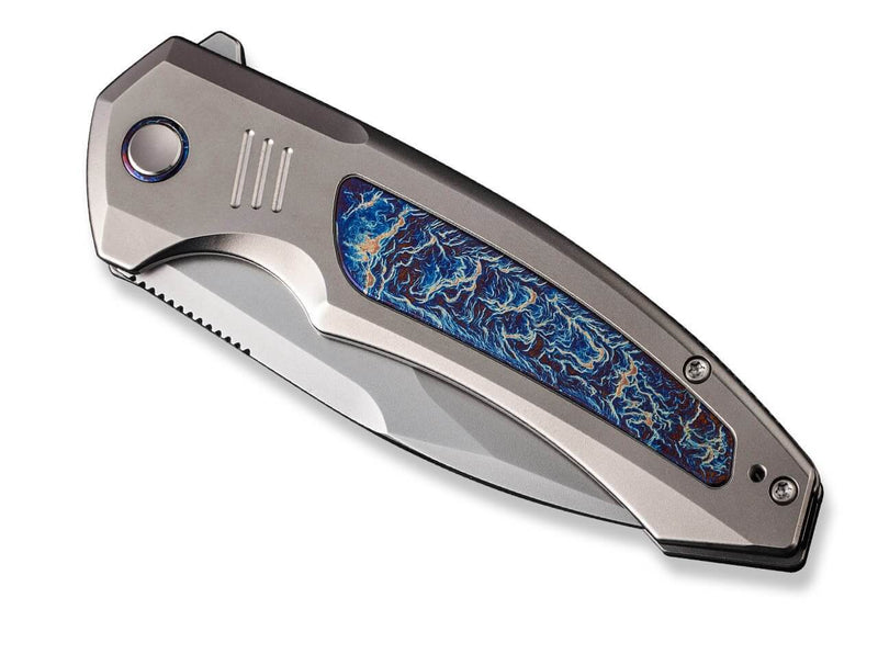 WE Knife Hyperactive Vanax Titanium Polished Flamed
