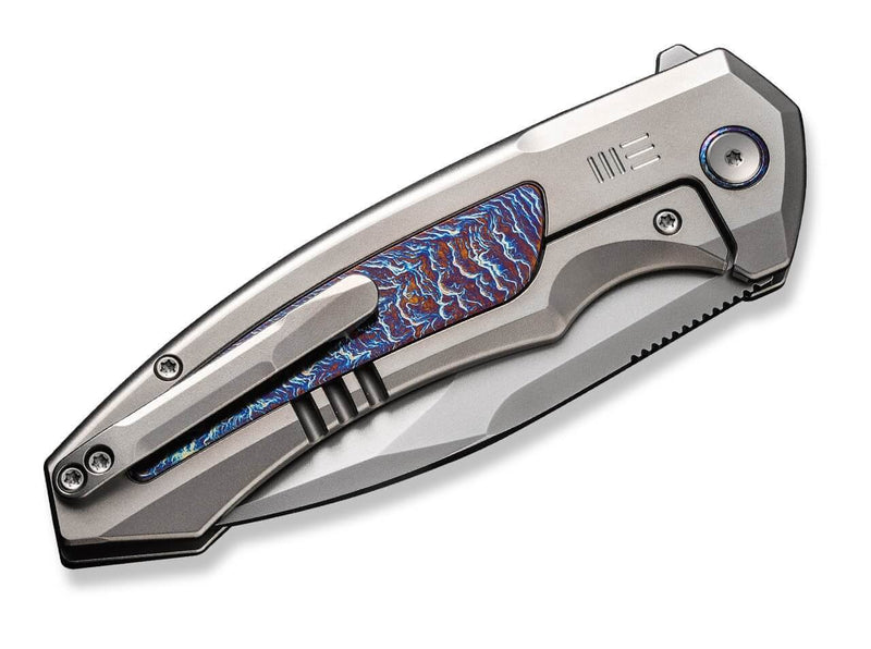 WE Knife Hyperactive Vanax Titanium Polished Flamed