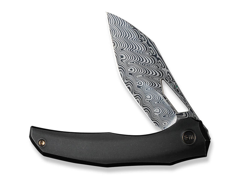 WE Knife Ignio Titanium Black Damascus