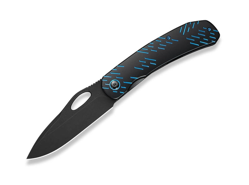 WE Knife Inmate 20CV Ti Black & Blue Raindrops