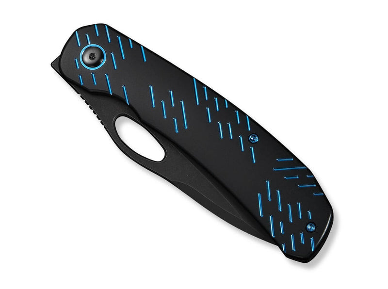 WE Knife Inmate 20CV Ti Black & Blue Raindrops