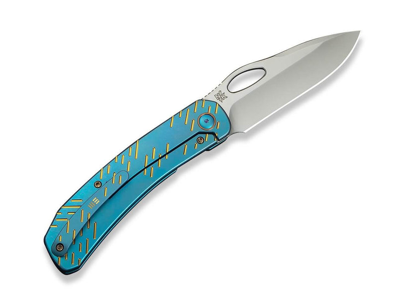 WE Knife Inmate 20CV Ti Blue Golden Raindrops