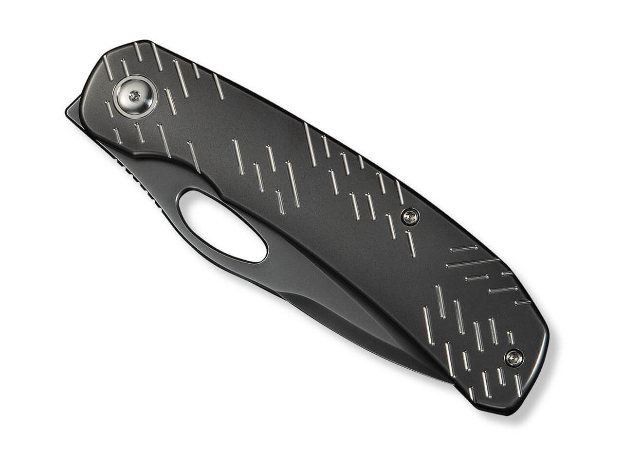 Inmate 20CV Ti Polished Gray Satin Raindrops