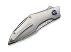 Krait Snake Damascus Grey Ti