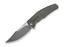 WE Knife Kyklos M390 Bronze Ti Gray Stonewashed