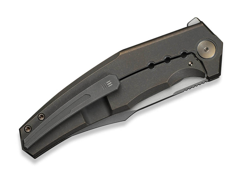 WE Knife Kyklos M390 Bronze Ti Gray Stonewashed