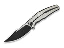 WE Knife Kyklos M390 Satin & Black Ti Black Stonewashed