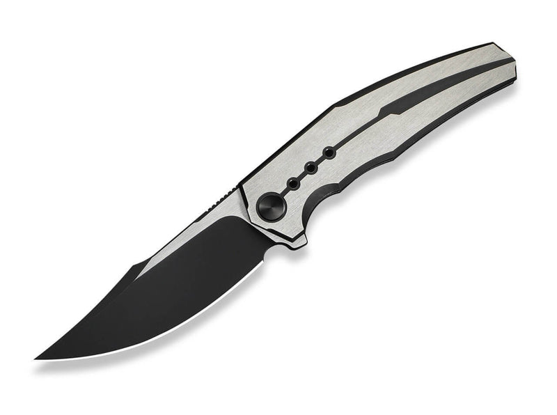 WE Knife Kyklos M390 Satin & Black Ti Black Stonewashed