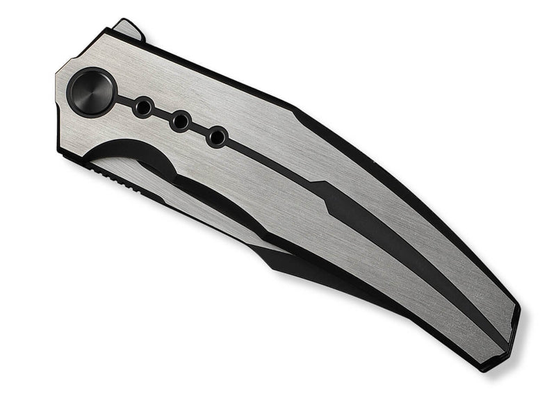 WE Knife Kyklos M390 Satin & Black Ti Black Stonewashed