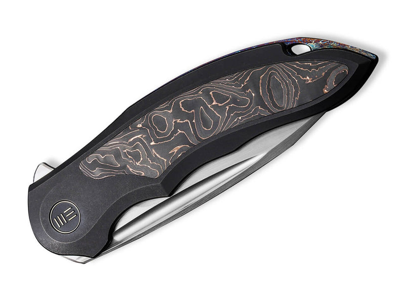 WE Knife Makani Titanium Black Copper Foil Carbon