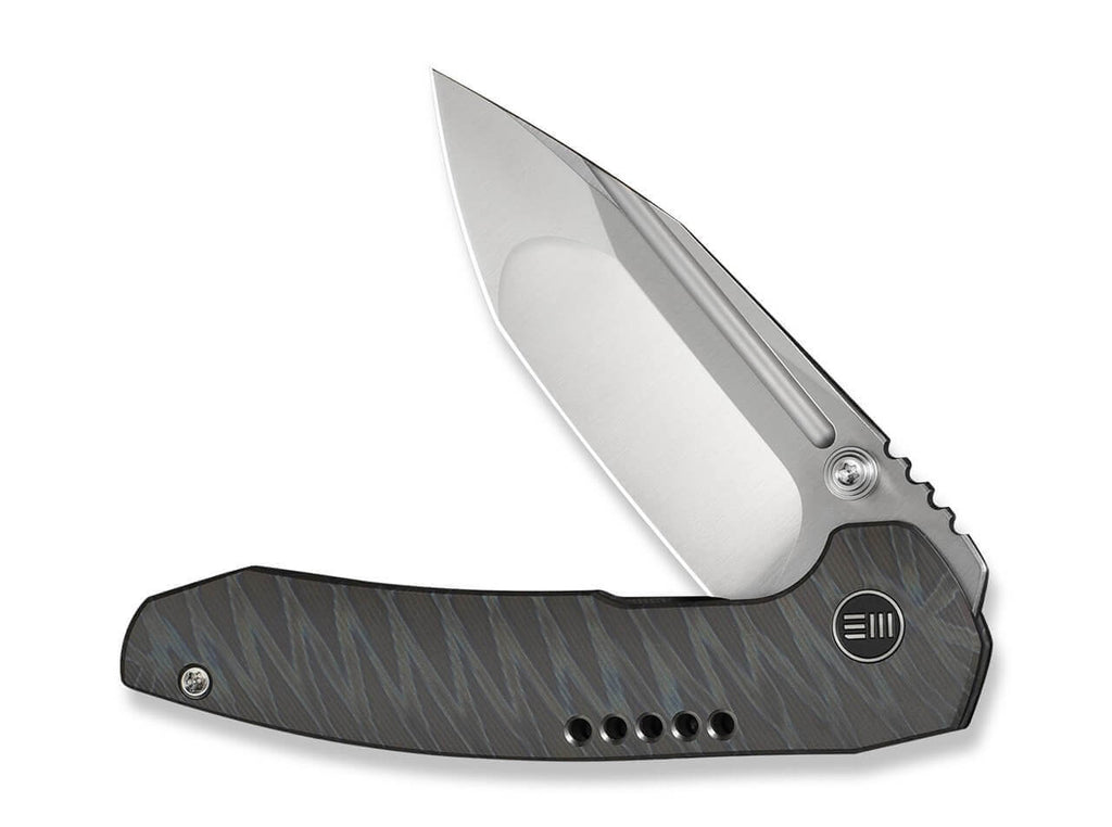 Micro Trogon M390 Flamed Ti Tiger Stripe