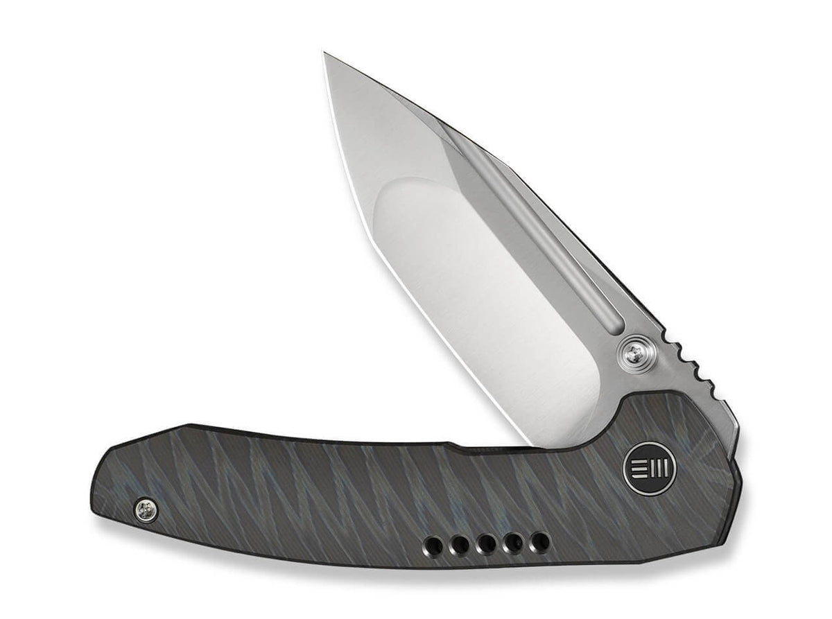 Micro Trogon M390 Flamed Ti Tiger Stripe