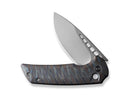 WE Knife Mini Malice Button Lock Tiger Stripe Flamed Titanium