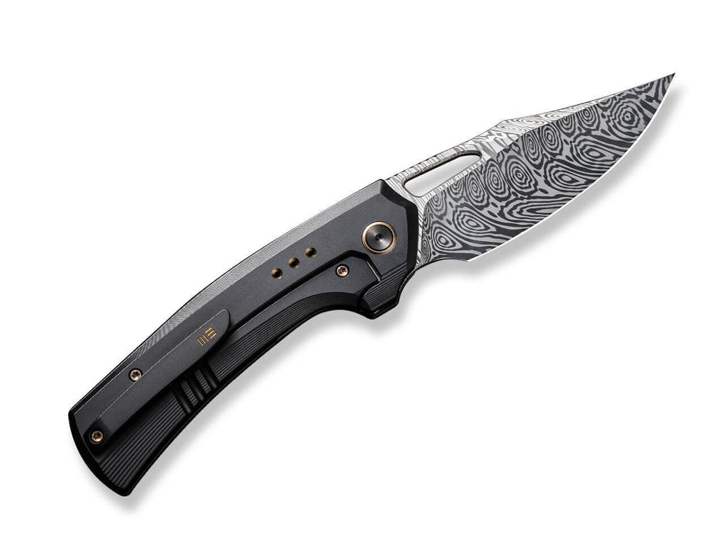 Nefaris Ltd Titanium Black Nebula FAT CF Damascus
